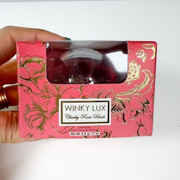 Winky Lux Cheeky Rose Cream Blush Shade Crown 4.8g NIB - Picture 2 of 7